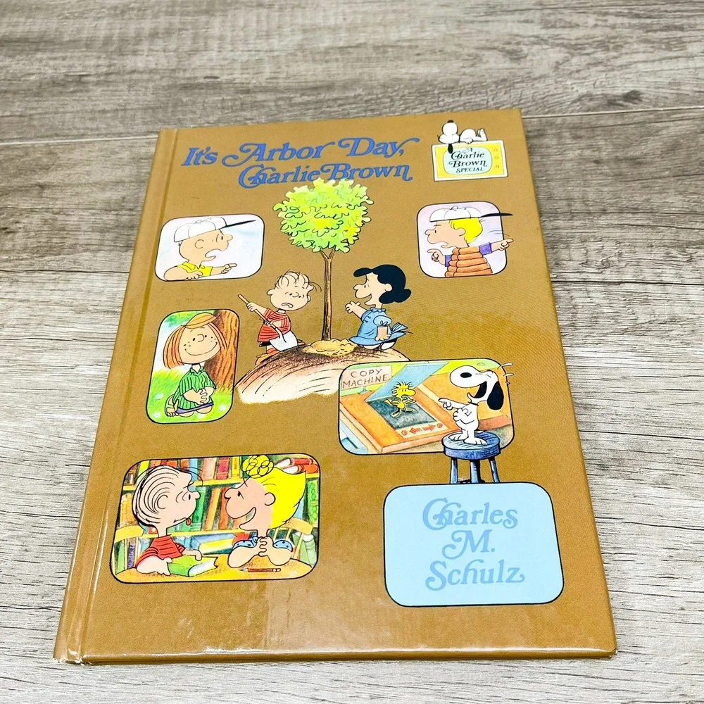 Its Arbor Day Charlie Brown Charles M Schulz 1977 Hardcover Peanuts Book 1st Ed